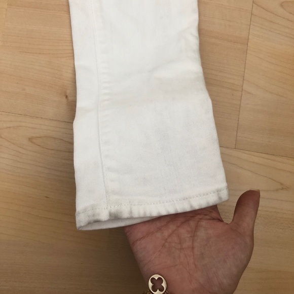 Vince White Cotton Skinny Jeans Pants - Picture 9 of 10